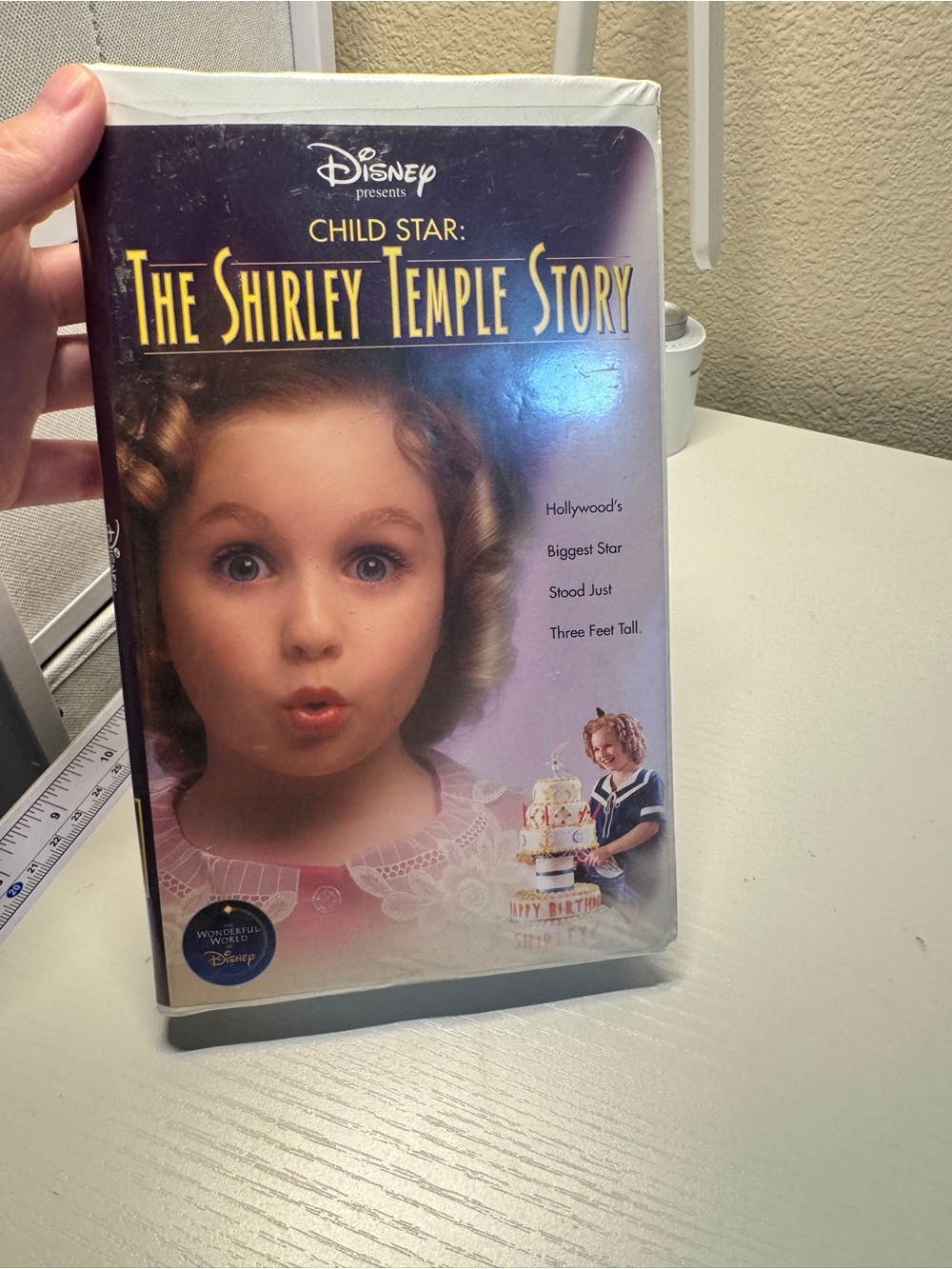 Disney Kids VHS/DVD Cover with Purple and Pink Artwork